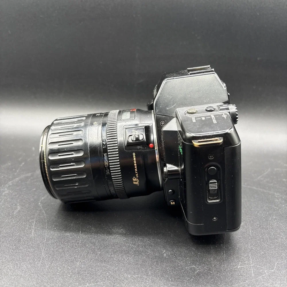 Canon EOS 630 35mm Film Camera + Canon EF 35-135mm f/4-5.6 Lens Tested Working